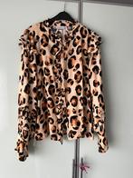 Fabienne Chapot 42 blouse Leo Frill beige bruin froezel, Kleding | Dames, Beige, Maat 42/44 (L), Ophalen of Verzenden, Zo goed als nieuw