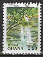 Ghana 1991 - Stampworld 1601 - Boti Falls (ST), Postzegels en Munten, Postzegels | Afrika, Ophalen, Overige landen, Gestempeld