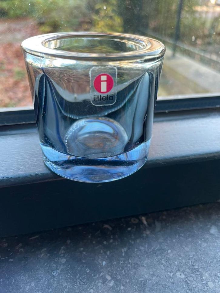 Iittala kivi waxinelichtje grijs, Huis en Inrichting, Woonaccessoires | Kandelaars en Kaarsen, Zo goed als nieuw, Ophalen of Verzenden