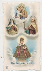Mooi devotieprentje De Bloemen van de Carmel, Ophalen of Verzenden, Zo goed als nieuw, Kaart of Prent, Christendom | Katholiek