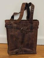 School/werk tas voor laptop leer, Sieraden, Tassen en Uiterlijk, Tassen | Schooltassen, 30 tot 40 cm, Bruin, Rugtas, 40 tot 50 cm