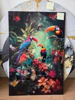 Schilderij op plexiglas - 60 x 90 cm, Ophalen, Zo goed als nieuw, Schilderij, 75 tot 100 cm