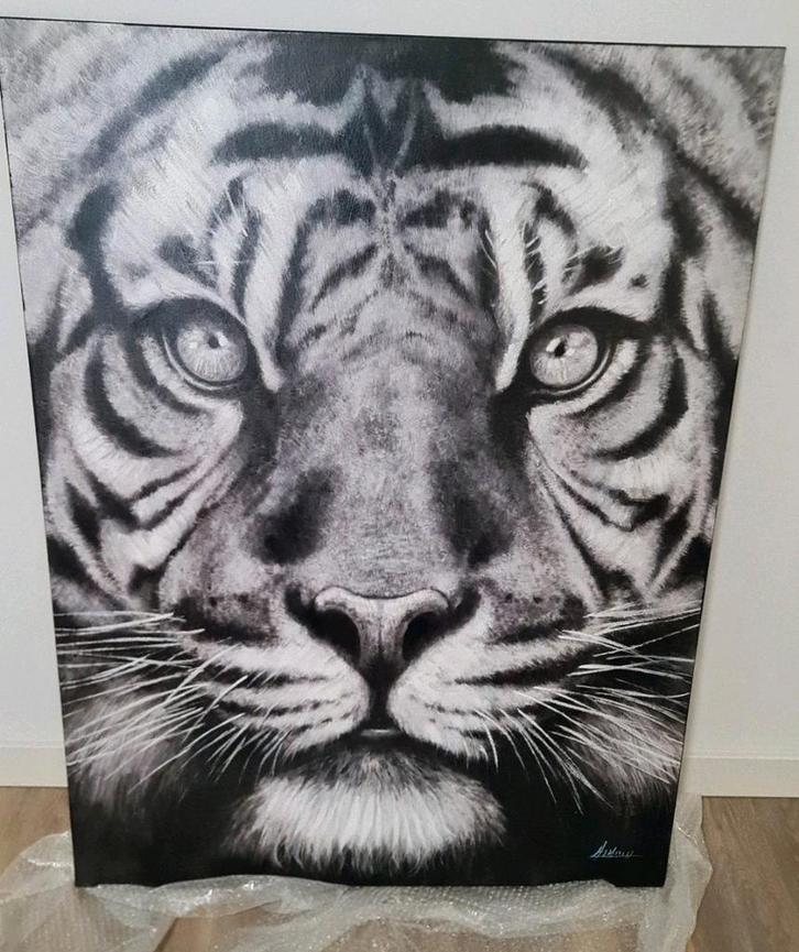 Schilderij Acryl op canvas, Werner Voß, Huis en Inrichting, Woonaccessoires | Schilderijen, Tekeningen en Foto's, Nieuw, Schilderij