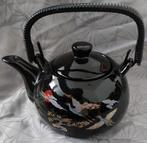 CHINEZE zwarte porselein theepot, Antiek en Kunst, Antiek | Servies los, Ophalen