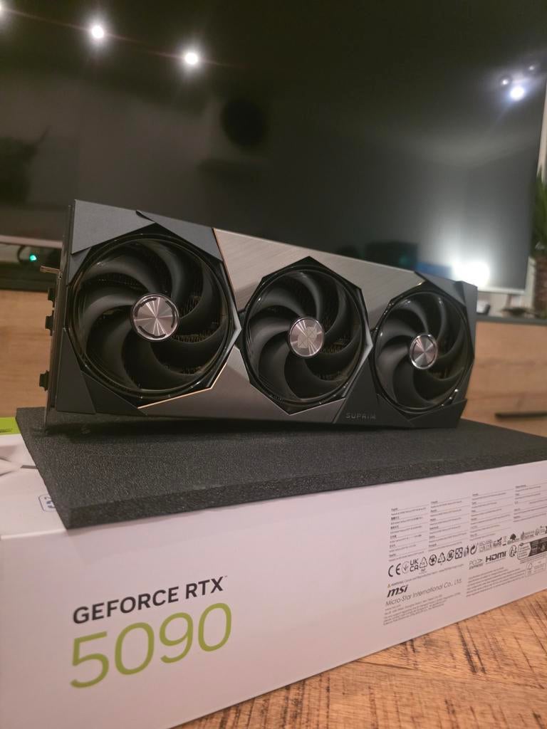 Nvidia MSI GeForce RTX 5090 Suprim, Computers en Software, Videokaarten, Nieuw, Nvidia, PCI-Express 5.0, GDDR6, HDMI, DisplayPort