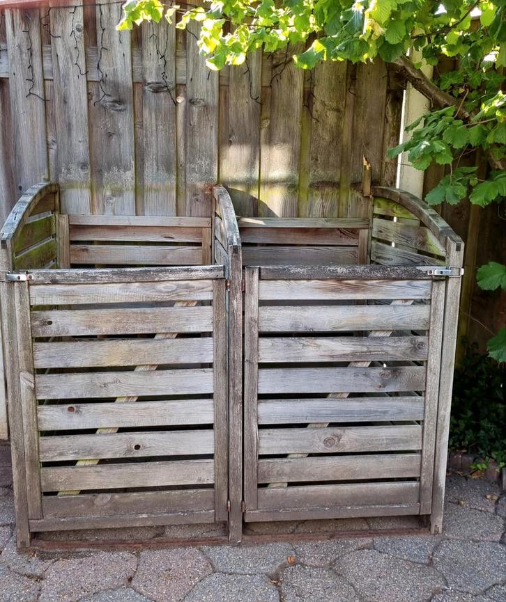 dubbele kliko ombouw - opknapper, Tuin en Terras, Bergingen en Tuinkasten, Gebruikt, Containerberging, Hout, Ophalen