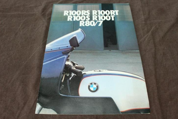 BMW R100 RS RT S T R80/7 1979 verkoop brochure, Motoren, Handleidingen en Instructieboekjes, BMW, Ophalen of Verzenden