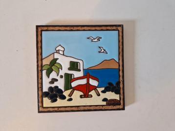 vintage wandtegel spanje griekenland vintage tegel beschikbaar voor biedingen