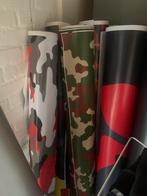 Vinyl wrap / pvc folie camouflage groen/bruin, Ophalen of Verzenden, Nieuw, 10 tot 15 m², Folie