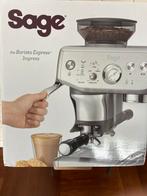 Sage Barista Express Impress -  Nieuw (4xgebruikt), Witgoed en Apparatuur, Koffiezetapparaten, Afneembaar waterreservoir, Espresso apparaat