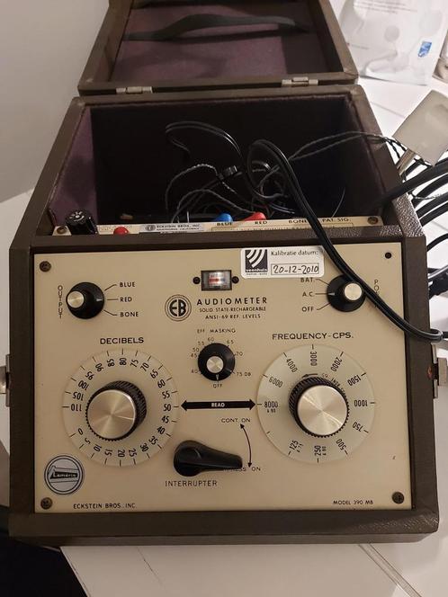 Eckstein Brothers 390MB Audiometer,Incl. extra's., Verzamelen, Elektronische Apparatuur, Audio en Video, Ophalen