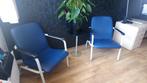 Gratis Blauwe stoelen set, Huis en Inrichting, Ophalen, Gebruikt, Twee, Blauw