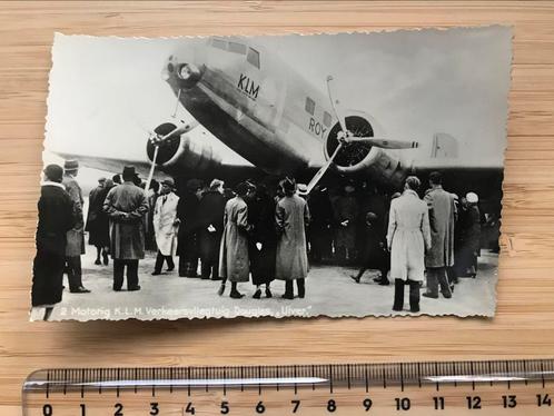 Douglas DC-2 KLM Uiver Vliegtuig 1934 Foto Kaart Luchtvaart, Verzamelen, Luchtvaart en Vliegtuigspotten, Zo goed als nieuw, Kaart, Foto of Prent