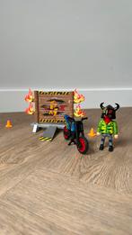Playmobil stuntshow motor met vuurmuur, Ophalen of Verzenden, Zo goed als nieuw