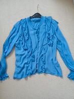 Cotton Club Blouse, Blauw, Maat 42/44 (L), Ophalen of Verzenden, Zo goed als nieuw