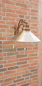 wandlamp vintage geheel messing, Huis en Inrichting, Lampen | Wandlampen, Ophalen of Verzenden, 'T Olde Gre-j, Info@toldegrej.nl