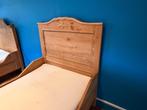 Antiek Grenen houten ledikant (2x) incl. nieuwe matrassen, Huis en Inrichting, Slaapkamer | Bedden, Ophalen, 90 cm, Eenpersoons