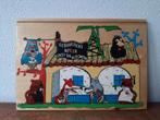 Vintage houten Simplex Toys puzzel Gebroeders Bever, Ophalen of Verzenden, Zo goed als nieuw
