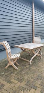 Tuintafel set, Tuin en Terras, Tuinsets en Loungesets, Ophalen, Nieuw, Hout, 2 zitplaatsen