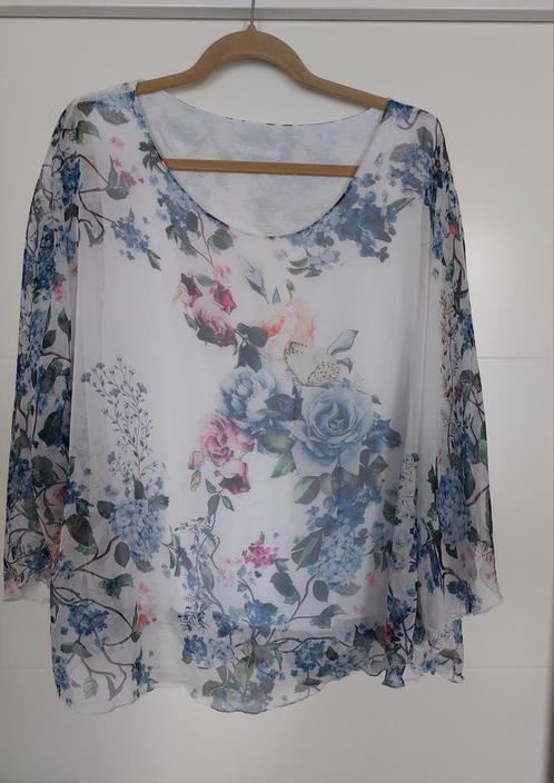 nieuw luchtig tuniek maat 44, Kleding | Dames, Grote Maten, Nieuw, Blouse of Tuniek, Wit, Ophalen of Verzenden