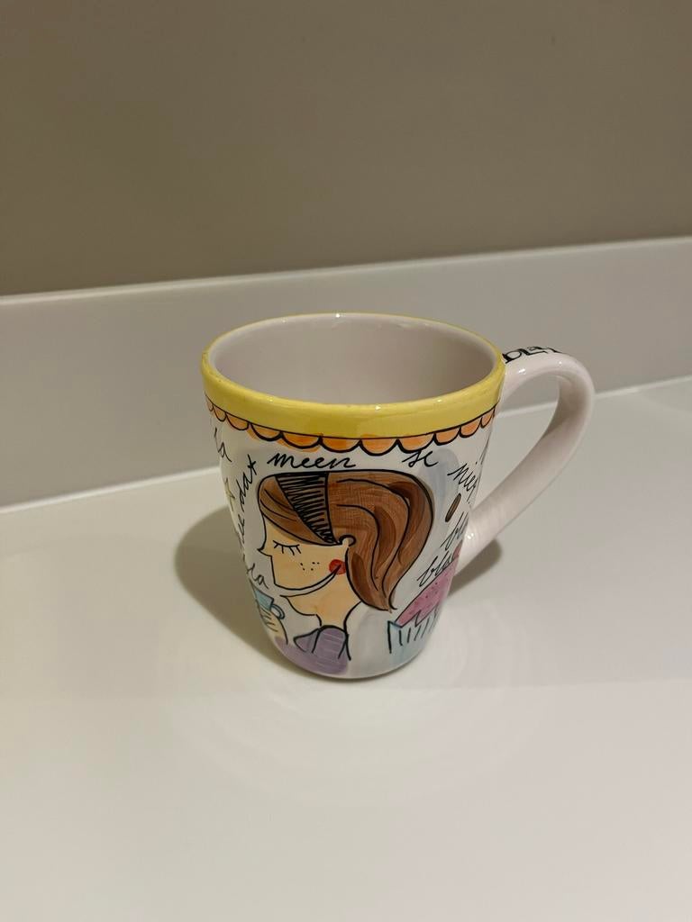 Grote mok Blond Amsterdam Blablabla, Blond Amsterdam, Ophalen of Verzenden, Zo goed als nieuw, Kop(pen) en/of Schotel(s)