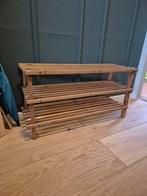 Houten schoenenrek - 77x40cm - ca. 9 paar, Huis en Inrichting, Kasten | Schoenenrekken, Ophalen, Gebruikt