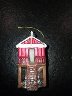 Kerstbal Drenkelingenhuisje Terschelling Rood, Diversen, Kerst, Ophalen of Verzenden