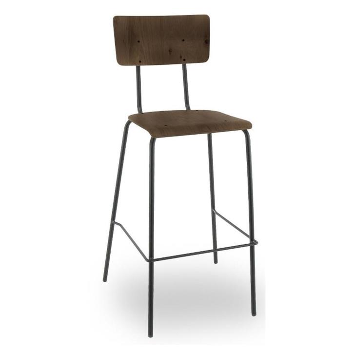 MN Barkruk Vintage, Huis en Inrichting, Barkrukken, Nieuw, 60 tot 90 cm, Metaal, 5 krukken of meer, In hoogte verstelbaar, Met voetsteun