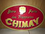 reclamebord Chimay bier, Ophalen of Verzenden, Nieuw, Reclamebord, Plaat of Schild, Overige merken