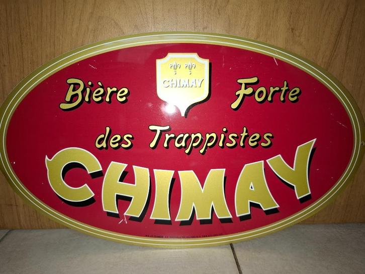 reclamebord Chimay bier, Verzamelen, Biermerken, Nieuw, Reclamebord, Plaat of Schild, Overige merken, Ophalen of Verzenden