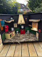 Antieke Poppenhuis Keuken met Accessoires, Ophalen, Gebruikt, Poppenhuis