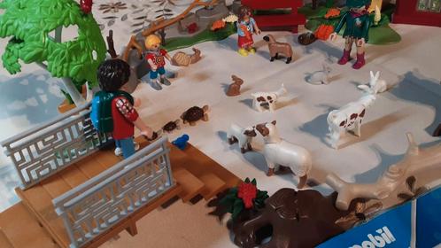 70342 ZOO kinderboerderij met brugje, Kinderen en Baby's, Speelgoed | Playmobil, Zo goed als nieuw, Complete set, Ophalen of Verzenden