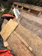 Osb platen grote reststukken gratis, Doe-het-zelf en Verbouw, Platen en Panelen, Ophalen