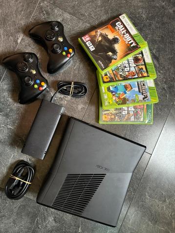 MOET WEG! Xbox 360 slim 250gb met games beschikbaar voor biedingen