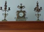 Antieke Schoorsteenklok met Kandelaars, Antiek en Kunst, Antiek | Klokken, Ophalen