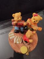 Beertjes op muziekdoos, Verzamelen, Beren en Cherished Teddies, Ophalen of Verzenden, Zo goed als nieuw, Stoffen beer, Overige merken