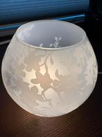 Bloemenlampje Knubbig - IKEA, Huis en Inrichting, Lampen | Tafellampen, Ophalen of Verzenden, Zo goed als nieuw, Glas, Minder dan 50 cm