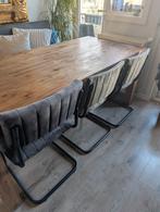 Eettafel stoelen 3 x, Ophalen, Gebruikt, Rechthoekig, 50 tot 100 cm