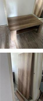 Complete meubelset eikenlook eettafel en salontafel, Huis en Inrichting, Complete inboedels, Ophalen