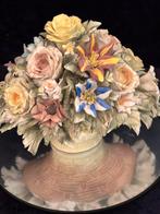 Capodimonte porselein bloemstukje 15 cm nieuw gesigneerd, Huis en Inrichting, Ophalen of Verzenden, Nieuw