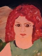 Gouache verf op papier groep mensen, Verzenden