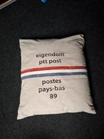 Grote PTT Post kussens, Huis en Inrichting, Woonaccessoires | Kussens, Ophalen, Zo goed als nieuw, Vierkant