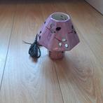 Keramiek paars lampje vintage, Huis en Inrichting, Lampen | Tafellampen, Ophalen, Zo goed als nieuw, Minder dan 50 cm