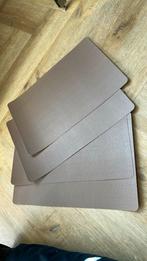 Beige Placemats - Set van 4, Ophalen of Verzenden, Nieuw, Beige, Placemat