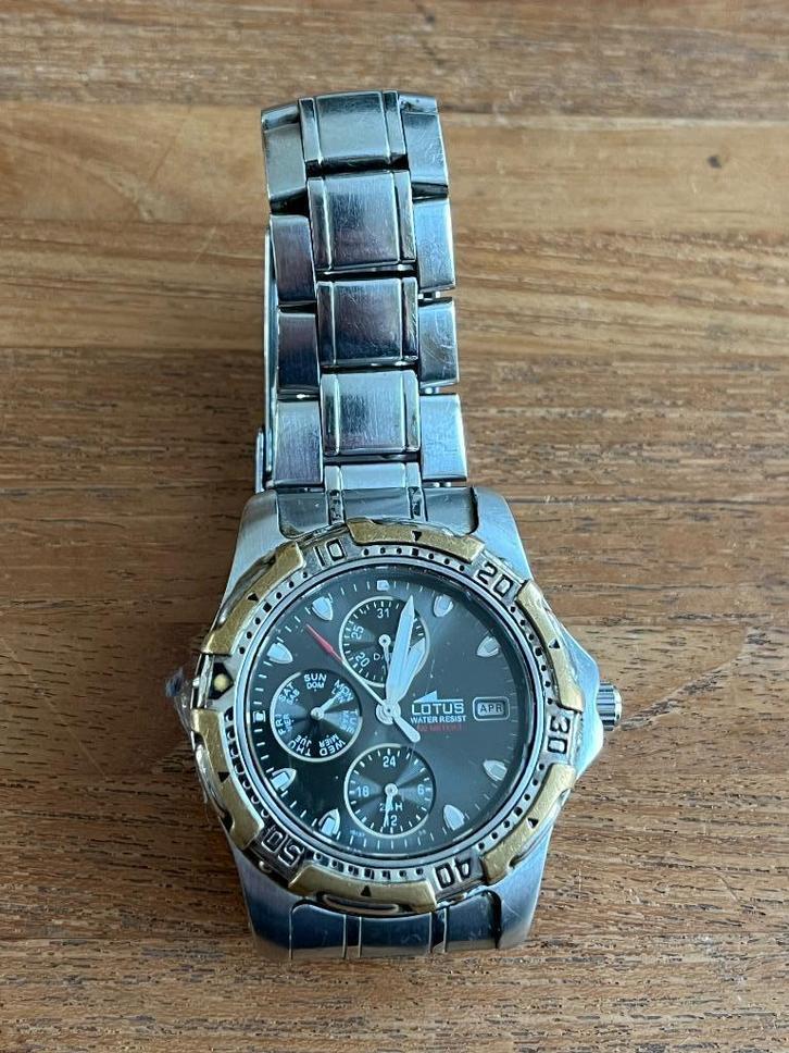 Retro , vintage Lotus 15137 JUAN horloge ., Sieraden, Tassen en Uiterlijk, Horloges | Heren, Gebruikt, Polshorloge, Overige merken