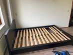 Ikea Malm zwart bed 140x200 (voor 1 juli ophalen), Huis en Inrichting, Slaapkamer | Bedden, Ophalen, Gebruikt, Zwart, Tweepersoons