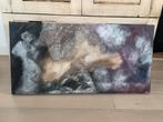 Abstract Zilver Paars Schilderij, Ophalen
