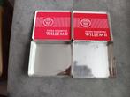 Twee vintage Willem II sigarenkistjes, Verzamelen, Ophalen of Verzenden, Gebruikt, Overige, Overige merken