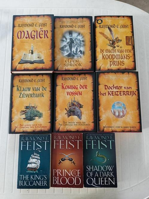 Raymond Feist 9 stuks, Boeken, Fantasy, Gelezen, Ophalen of Verzenden