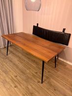 Dutchbone Alagon Eettafel 180x90 - Industrieel, Huis en Inrichting, Tafels | Eettafels, Ophalen, Gebruikt, 50 tot 100 cm, Vijf personen of meer